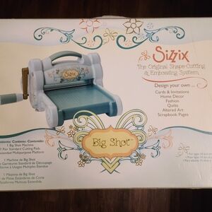 Sizzix Big Shot Machine Limited Edition Teal, New, Never Used